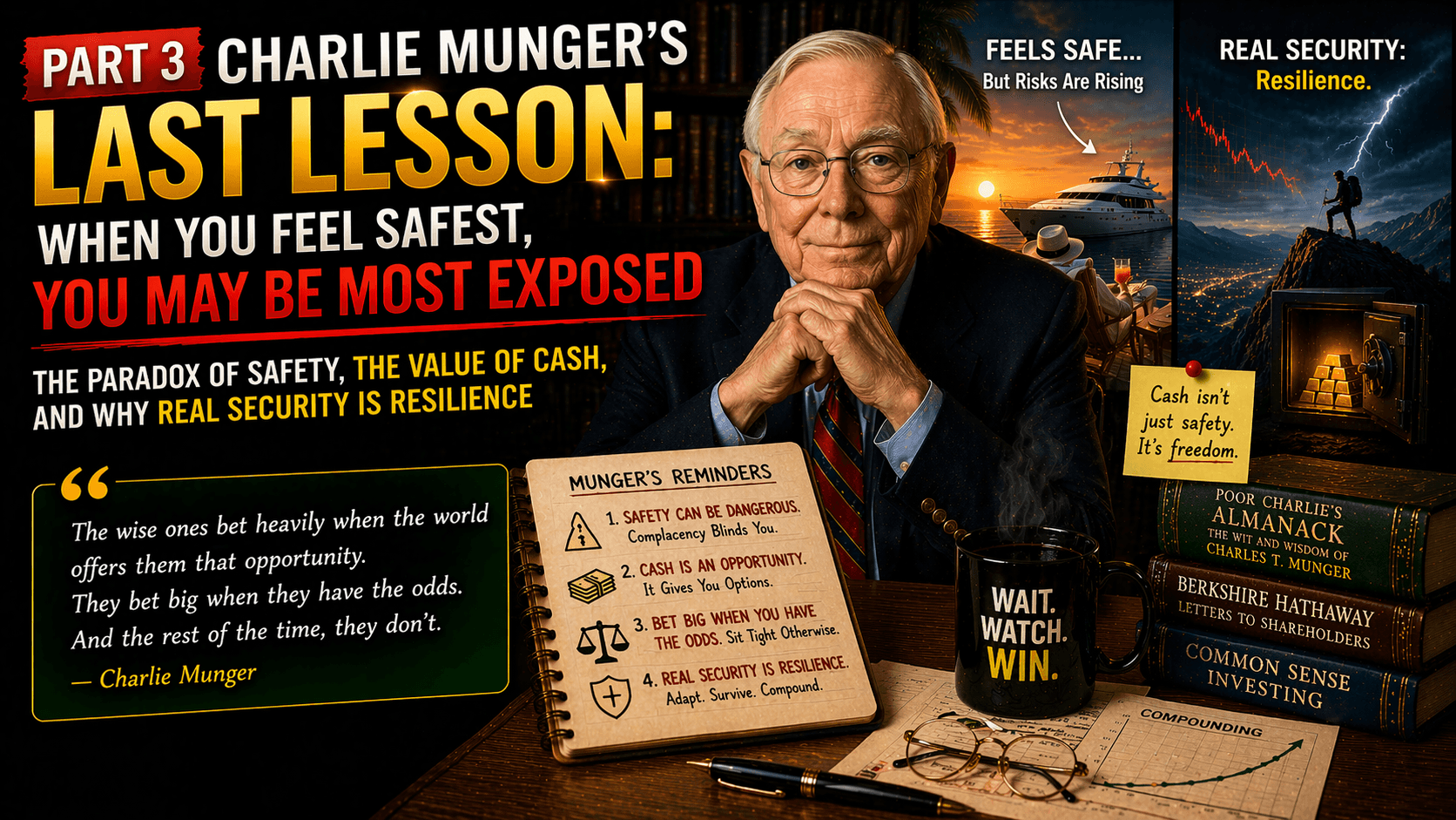 Charlie Munger Part 3 -- When You Feel Safest, You May Be Most Exposed
