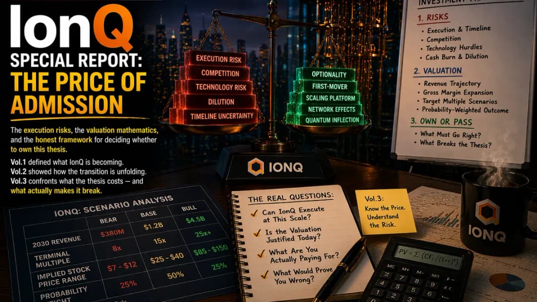 IonQ Special Report Vol.3: The Price of Admission