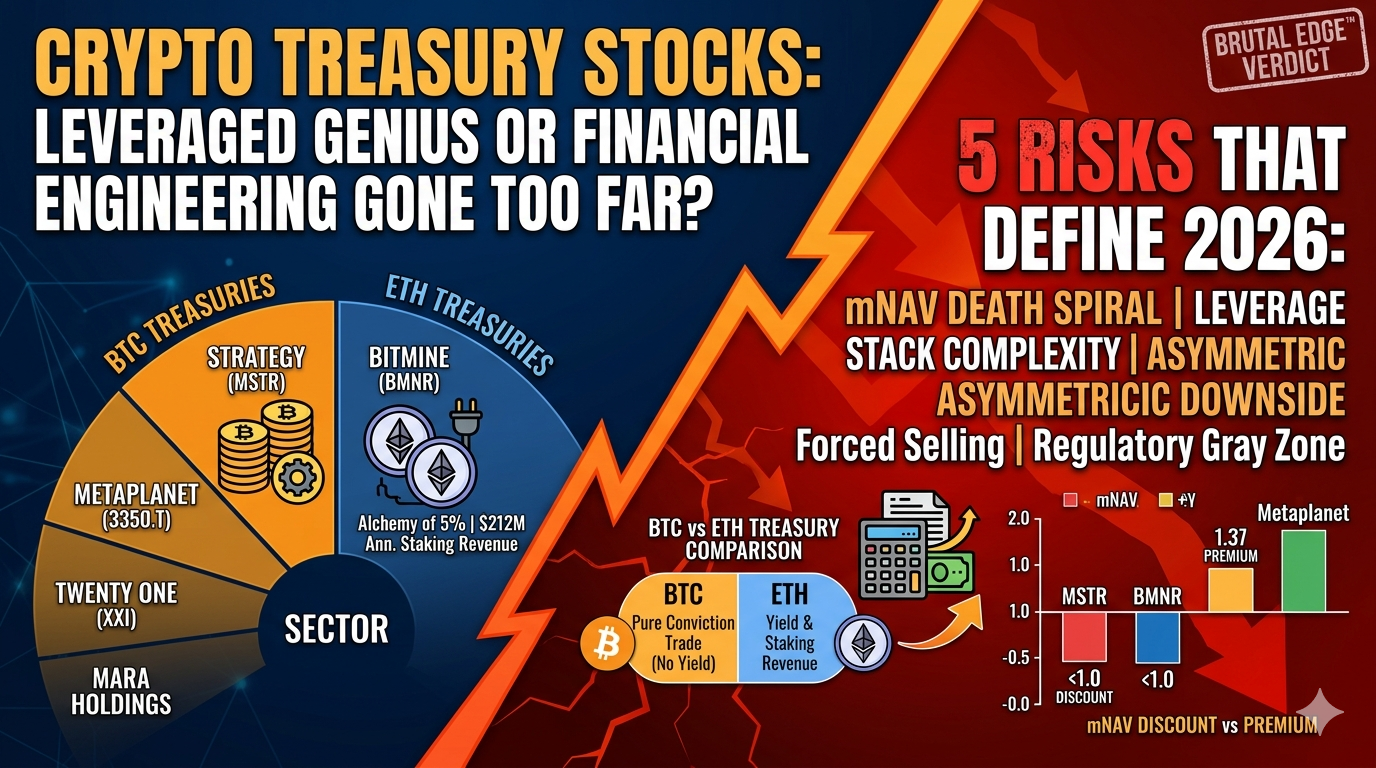 Crypto Treasury Stocks: Leveraged Genius or Financial Engineering Gone Too Far?